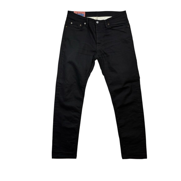 Acne Studios Other - Acne Studios Jeans Men‎ Tagged 31x34 Black River Stay Slim Tapered Stretch